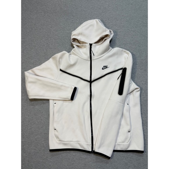 Nike Other - Nike Tech Fleece Full Zip Hoodie Phantom Black CU4489-030 Mens Size Large